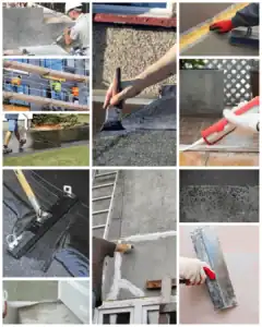 עבודות בגובה עם ציוד בטיחות וציוד מקצועי.