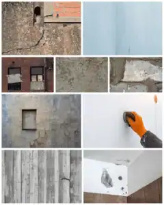 תיקוני קירות חיצוניים ופנימיים בגובה רב.