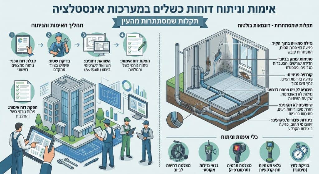 תהליך ביצוע עבודות בגובה עם ציוד בטיחות מתקדם ומומחים מקצועיים.