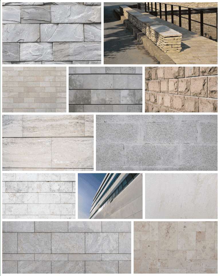 עבודות בגובה עם אבני חיפוי ואלמנטים אדריכליים.